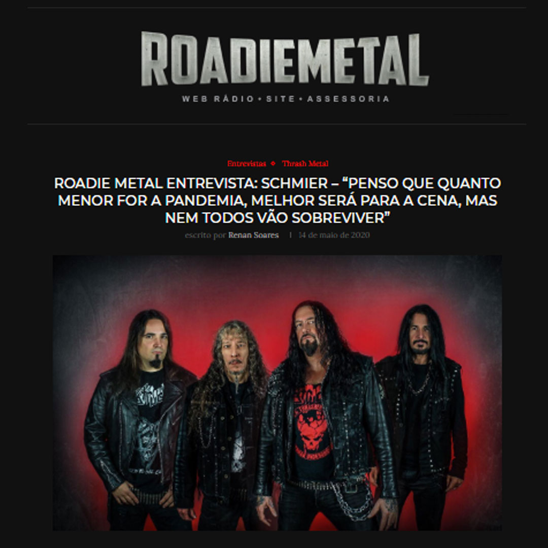 Schmier entrevista Roadie Metal